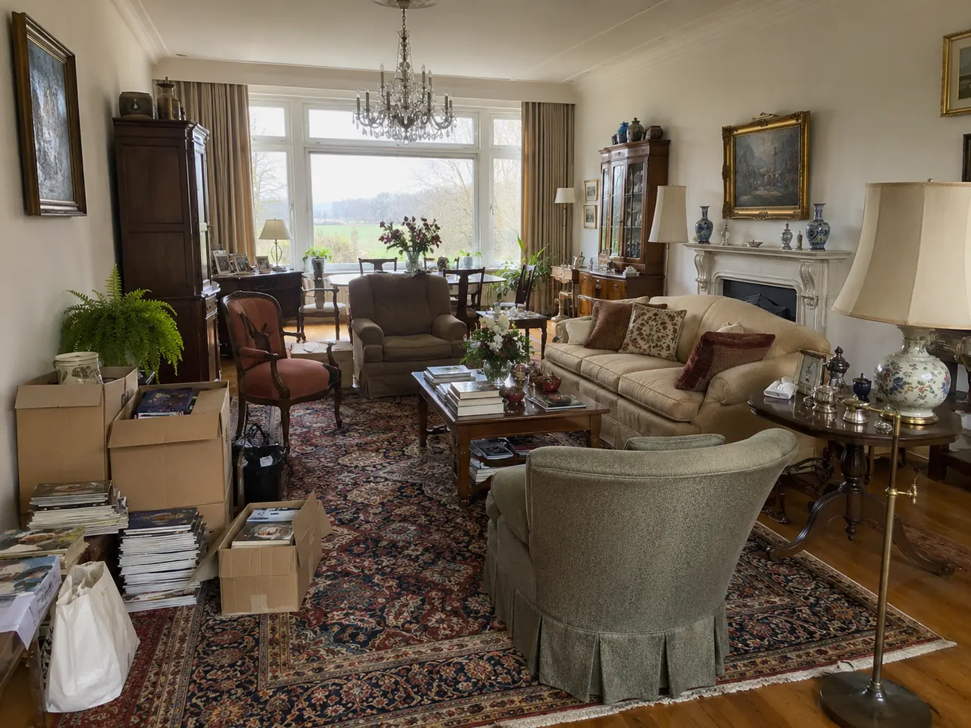 Woningontruiming grotere woning in Leeuwarden, voor de ontruiming
